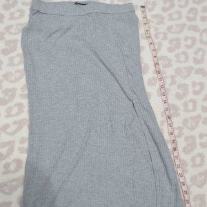 Abercrombie knit midi skirt with slit Small